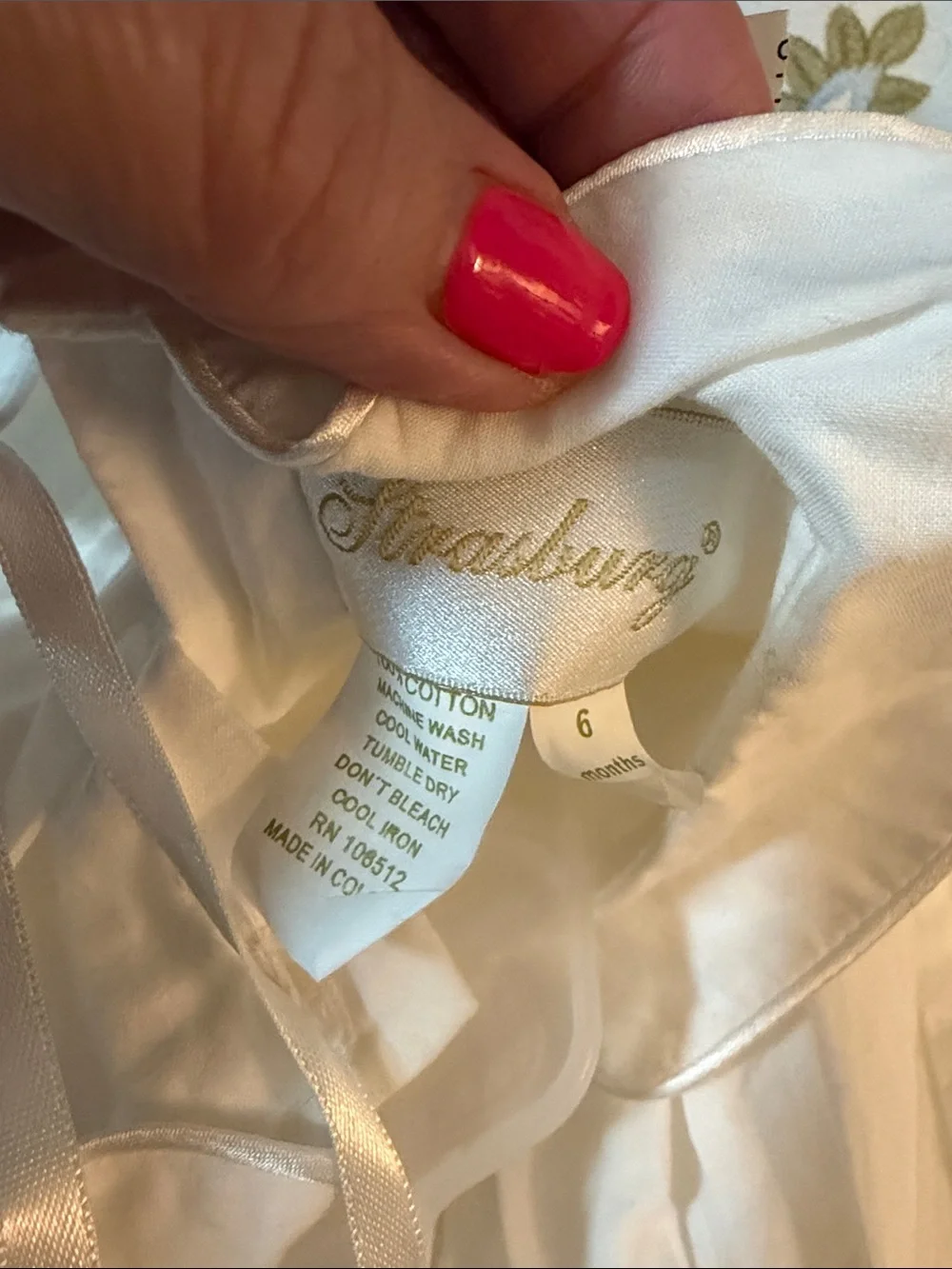 Strasburg Infant Baptism Gown with Bonnet and Romper